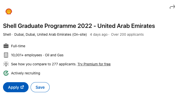 shell graduate programme 2022